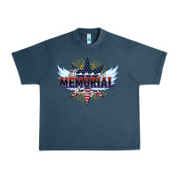 Midnight Navy happy memorial day Urban Heavy Tee - HowdyJamesFarm