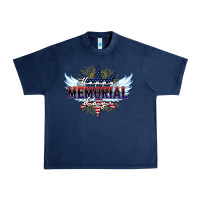 Navy happy memorial day Urban Heavy Tee - HowdyJamesFarm