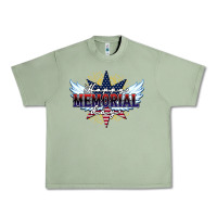 Oil Green happy memorial day Urban Heavy Tee - HowdyJamesFarm