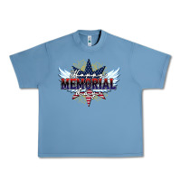 Pebble Blue happy memorial day Urban Heavy Tee - HowdyJamesFarm