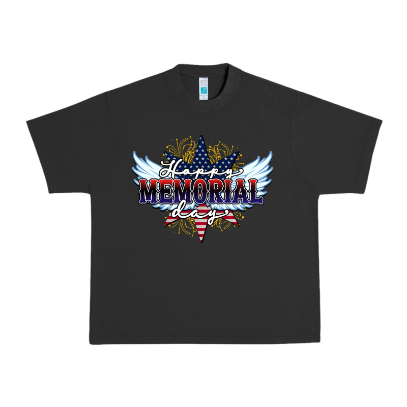 Happy Memorial Day Urban Heavy Tee by HowdyJamesFarm | Teevron