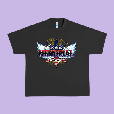 Happy Memorial Day Urban Heavy Tee Designed By Howdyjamesfarm