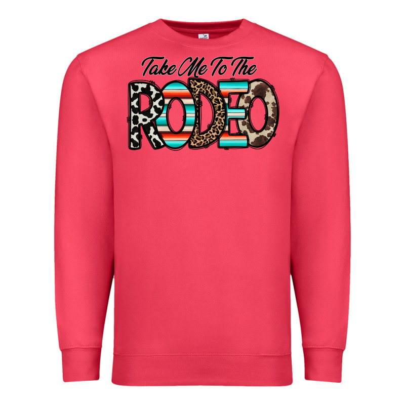 Take Me To The Rodeo Premium Sweatshirt by CowhideDigitalArt | Teevron