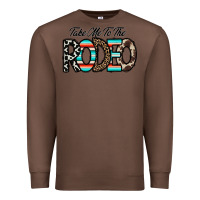 Chestnut take me to the rodeo Premium Sweatshirt - CowhideDigitalArt