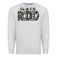 Dove Grey take me to the rodeo Premium Sweatshirt - CowhideDigitalArt