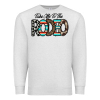 Oatmeal Heather take me to the rodeo Premium Sweatshirt - CowhideDigitalArt