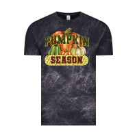 Cloud Black Pumpkin season Vintage Tee - NancyCooperArtShop