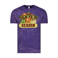 Cloud Purple Pumpkin season Vintage Tee - NancyCooperArtShop