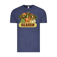 Vintage Denim Pumpkin season Vintage Tee - NancyCooperArtShop