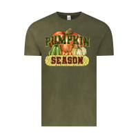 Vintage Olive Pumpkin season Vintage Tee - NancyCooperArtShop