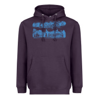 Plum collinwood mansion from dark shadows Heavyweight Hoodie - lanVoArt