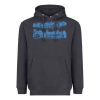 Smoke collinwood mansion from dark shadows Heavyweight Hoodie - lanVoArt