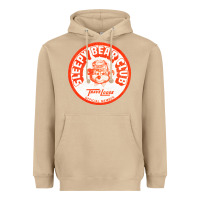 Mushroom sleepy bear club   70s thrift store aesthetic Heavyweight Hoodie - lanVoArt