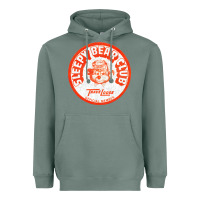 Sage sleepy bear club   70s thrift store aesthetic Heavyweight Hoodie - lanVoArt