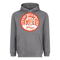 Storm sleepy bear club   70s thrift store aesthetic Heavyweight Hoodie - lanVoArt