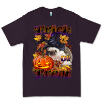 Plum Halloween Hedgehog Trick Or Treat Premium Tee - LillyAllenDesigns