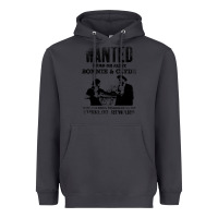 Smoke wanted bonnie and clyde, distressed Heavyweight Hoodie - lanVoArt