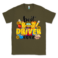 Army Green best bus driver ever Classic Tee - NancyCooperArtShop