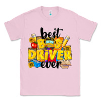 Bubblegum Pink best bus driver ever Classic Tee - NancyCooperArtShop