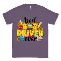 Lavender best bus driver ever Classic Tee - NancyCooperArtShop