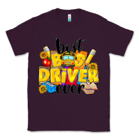 Plum best bus driver ever Classic Tee - NancyCooperArtShop
