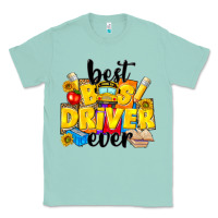 Seafoam best bus driver ever Classic Tee - NancyCooperArtShop