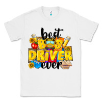 White best bus driver ever Classic Tee - NancyCooperArtShop