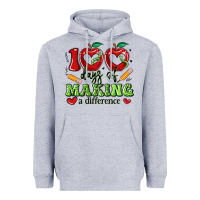Heather Grey 100 days of making a difference Heavyweight Hoodie - Artiststas