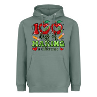 Sage 100 days of making a difference Heavyweight Hoodie - Artiststas