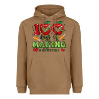 Toasted Coconut 100 days of making a difference Heavyweight Hoodie - Artiststas
