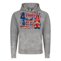Cloud Rock Happy 4th Of July with gnome Vintage Hoodie - HowdyJamesFarm