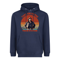 Navy rip wheeler quote poster art Heavyweight Hoodie - lanVoArt