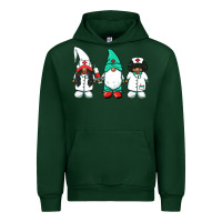 Forest Green african american nurse gnomies medical gnomies Urban Hoodie - BarkalooDesign