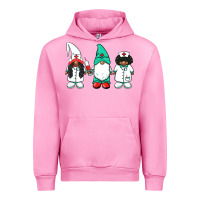 Fuchsia Pink african american nurse gnomies medical gnomies Urban Hoodie - BarkalooDesign