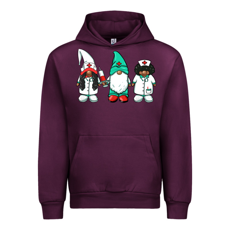 African American Nurse Gnomies Medical Gnomies Urban Hoodie by BarkalooDesign | Teevron