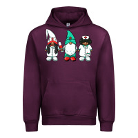 Mauve Wine african american nurse gnomies medical gnomies Urban Hoodie - BarkalooDesign