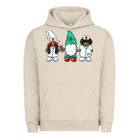 Pigment French Oak african american nurse gnomies medical gnomies Urban Hoodie - BarkalooDesign