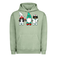 Pigment Oil Green african american nurse gnomies medical gnomies Urban Hoodie - BarkalooDesign