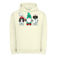 Pigment Pistachio african american nurse gnomies medical gnomies Urban Hoodie - BarkalooDesign