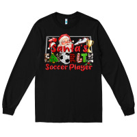 Black santas favorite soccer player Long Sleeve Tee - CowGirlArtShop