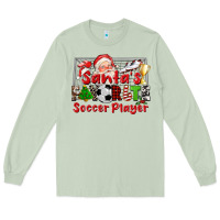 Santas Favorite Soccer Player Long Sleeve Tee | Teevron