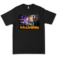 Black Halloween Wolf Premium Tee - LillyAllenDesigns