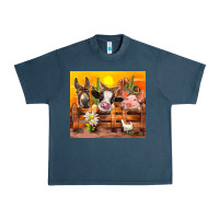 Midnight Navy farm animal Urban Heavy Tee - TumblerDesignByShophia