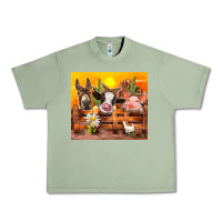 Oil Green farm animal Urban Heavy Tee - TumblerDesignByShophia