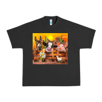 Pigment Black farm animal Urban Heavy Tee - TumblerDesignByShophia