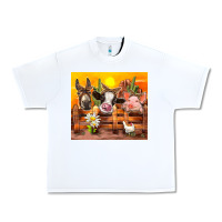 White farm animal Urban Heavy Tee - TumblerDesignByShophia