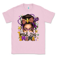 Bubblegum Pink mardi gras mama messy bun Classic Tee - texasbilliewilder