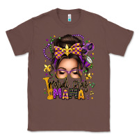 Chestnut mardi gras mama messy bun Classic Tee - texasbilliewilder