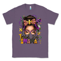 Lavender mardi gras mama messy bun Classic Tee - texasbilliewilder