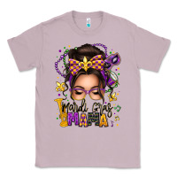 Lilac mardi gras mama messy bun Classic Tee - texasbilliewilder